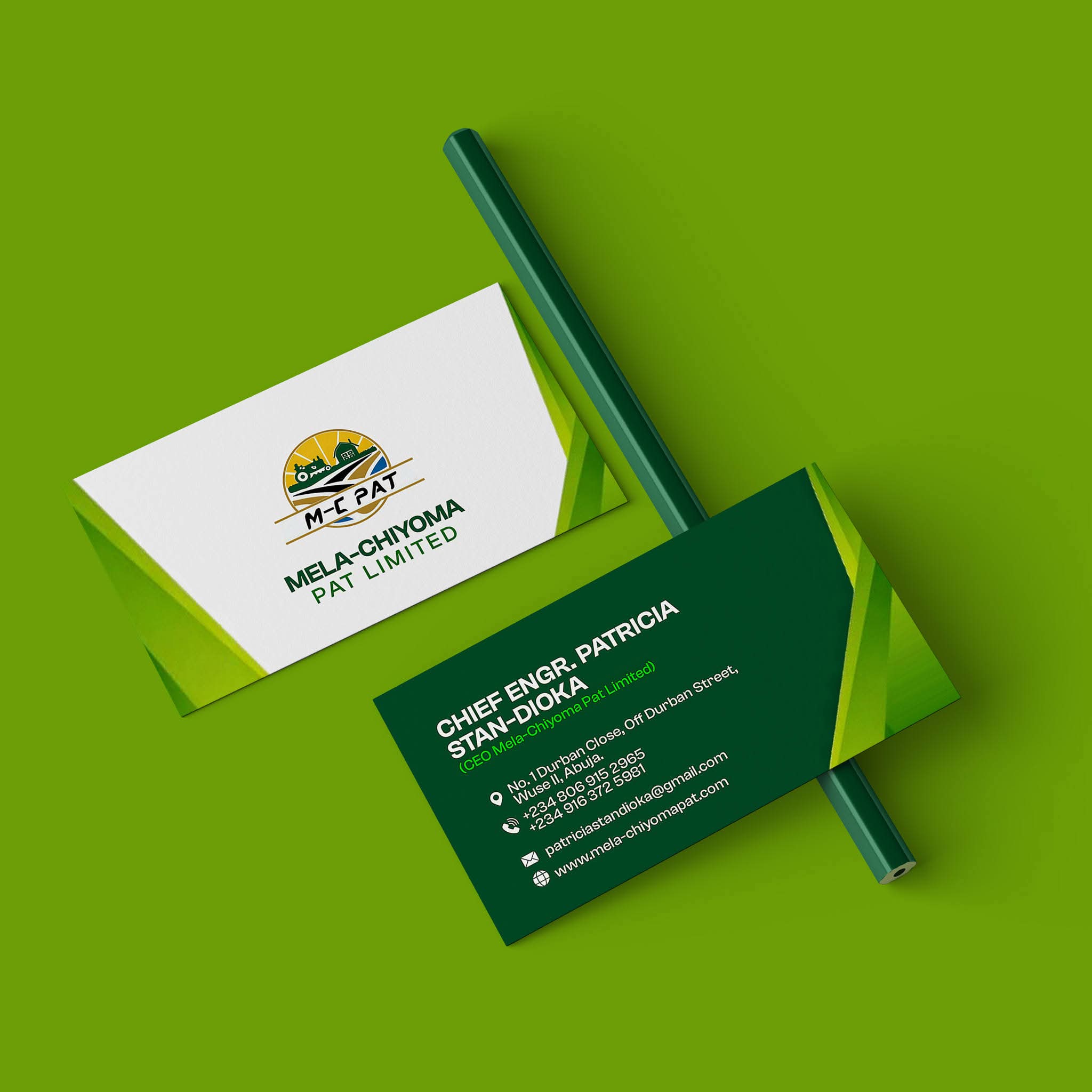 Document branding project set two example 1