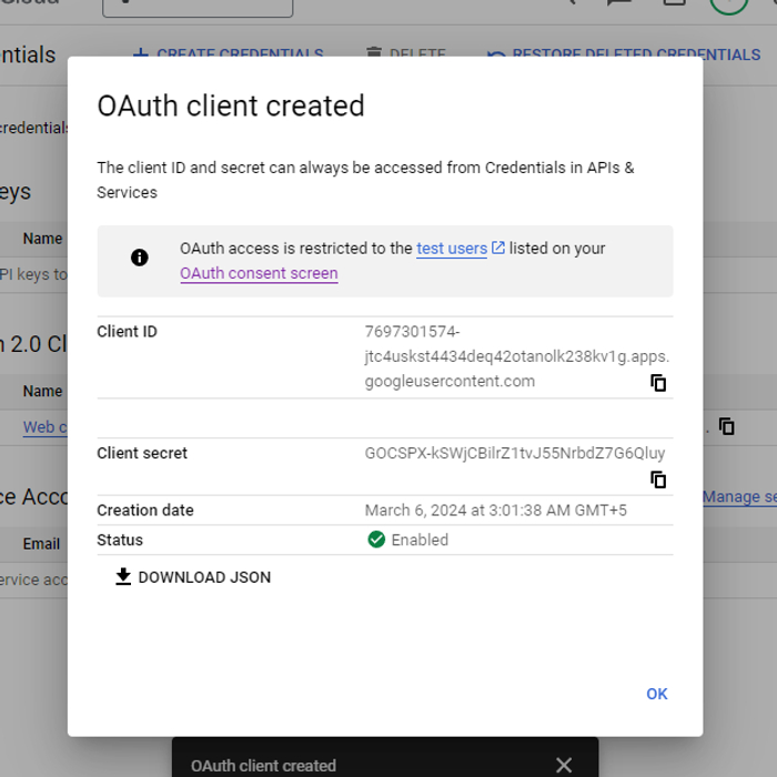 OAuth ID