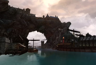 Incredible Painting of Solitude: A Skyrim Fan's Masterpiece