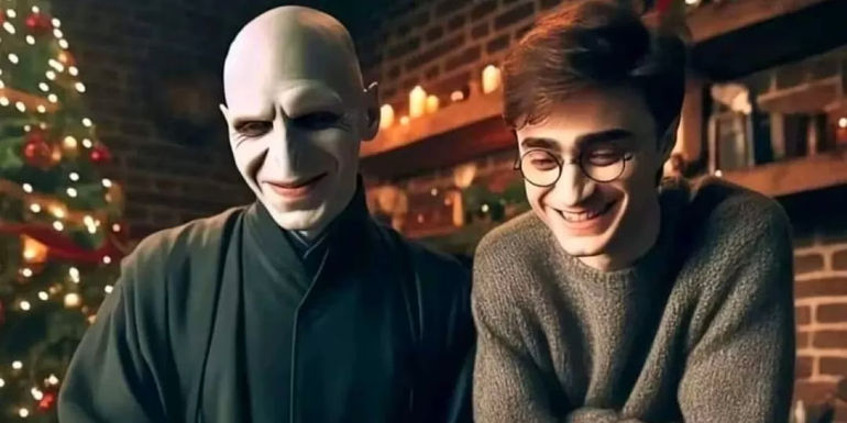 Harry Potter & Voldemort's Unsettlingly Sweet Christmas