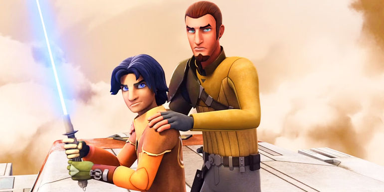 Kanan Jarrus and Ezra Bridger Star Wars Rebels