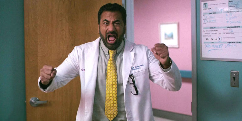 Kal Penn as Desai screaming in Smile