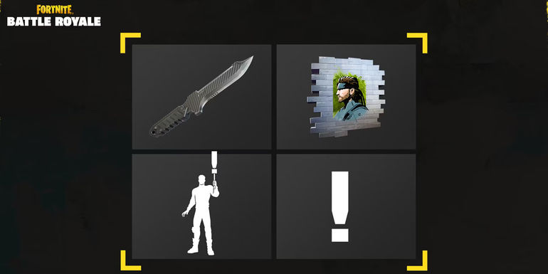 Page 1 Solid Snake Items Fortnite