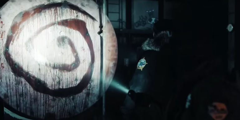 Police finding the spiral pattern in the True Detective Night Country