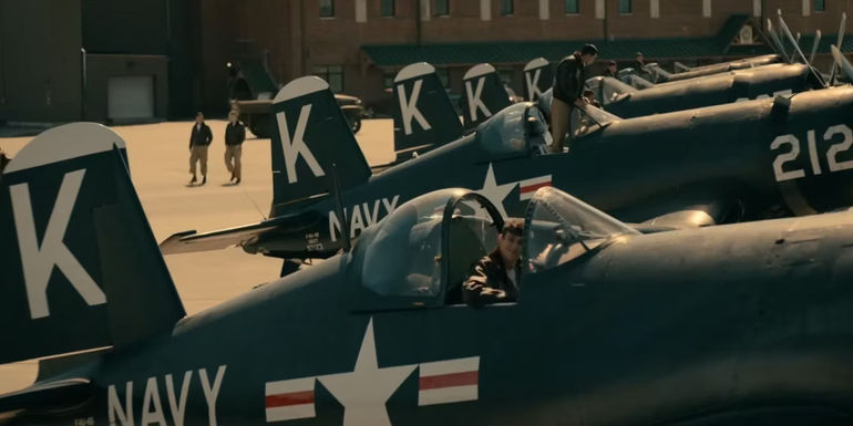 The pilots preparing to take off in Devotion