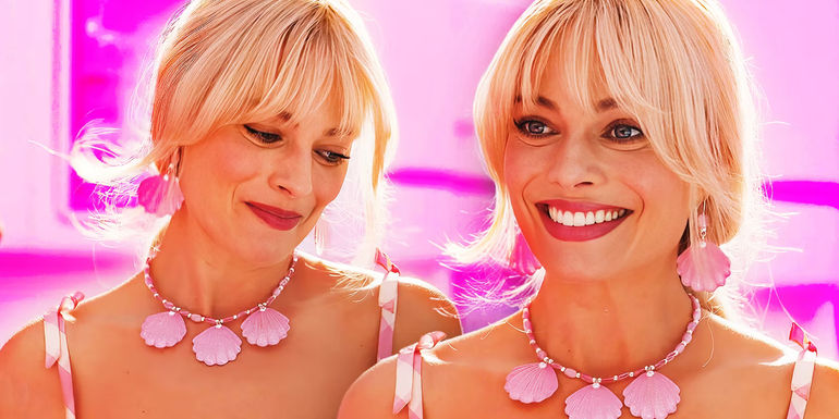 Margot Robbie as Barbie in Greta Gerwig's Barbie movie
