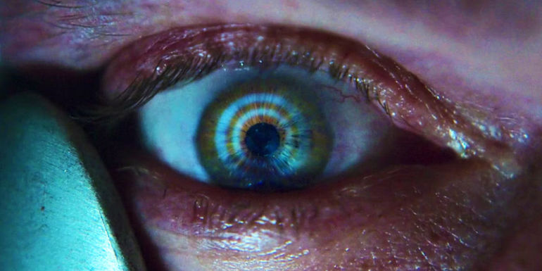 Benjamin Poindexter's eye as Bullseye in Daredevil season 3