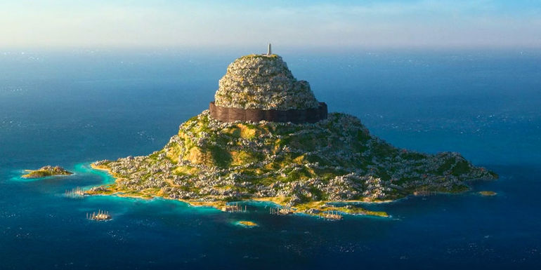 The isolated island of Pabu as featured in The Bad Batch season 2