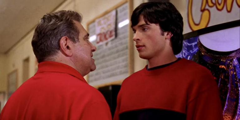 Clark Kent gets intimidated by his football coach