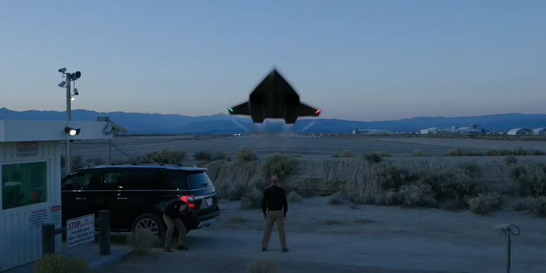 Top Gun Maverick's Darkstar Jet.