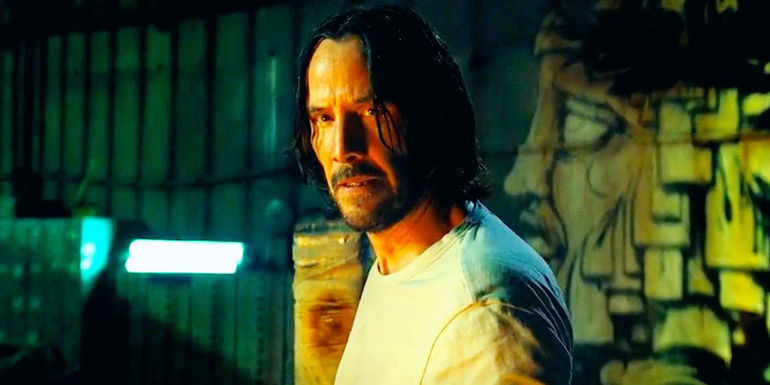 Keanu Reeves medium close-up in John Wick 5