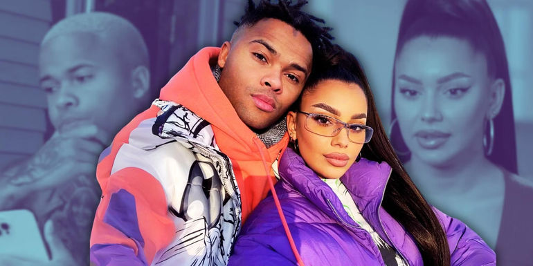 90 Day Fiancé couple Jibri & Miona Bell in stylish winter outfits