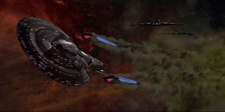 Star Trek Insurrection Enterprise Riker Maneuver