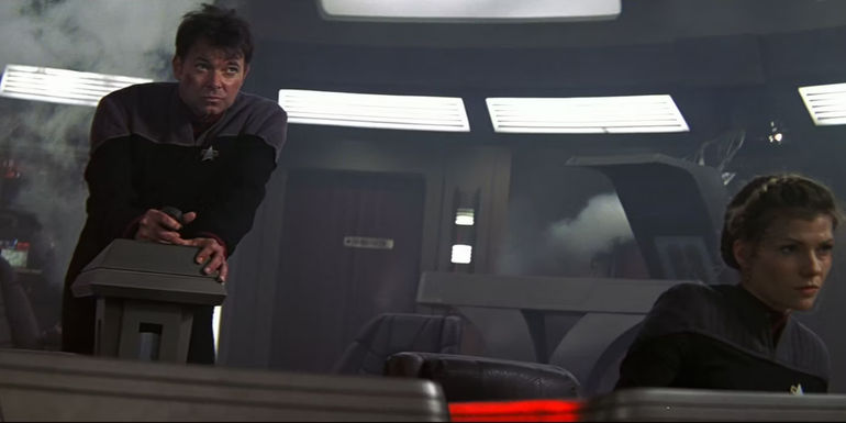 Star Trek Insurrection Riker Maneuver Enterprise