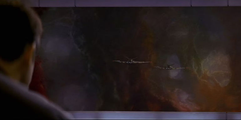 Star Trek Insurrection Son'a ships battle