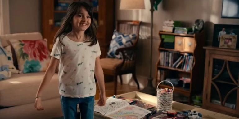 Bianca Berry Tarantino smiles as Katie in Sweet Magnolias 