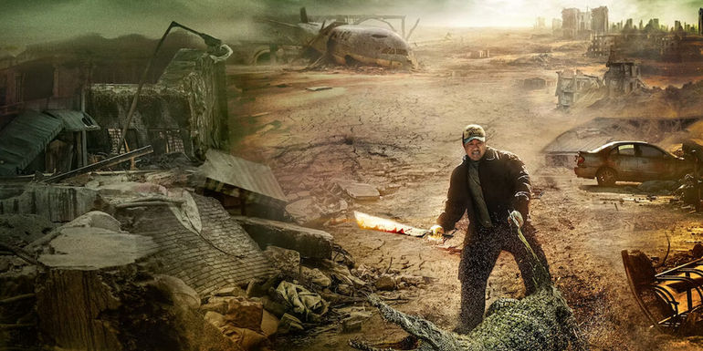 Nam-san hunting on a post-apocalyptic Seoul