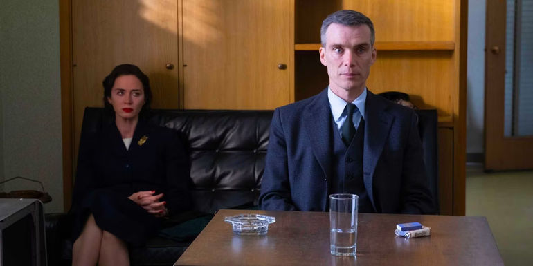 Cillian Murphy and Emily Blunt in Oppenheimer