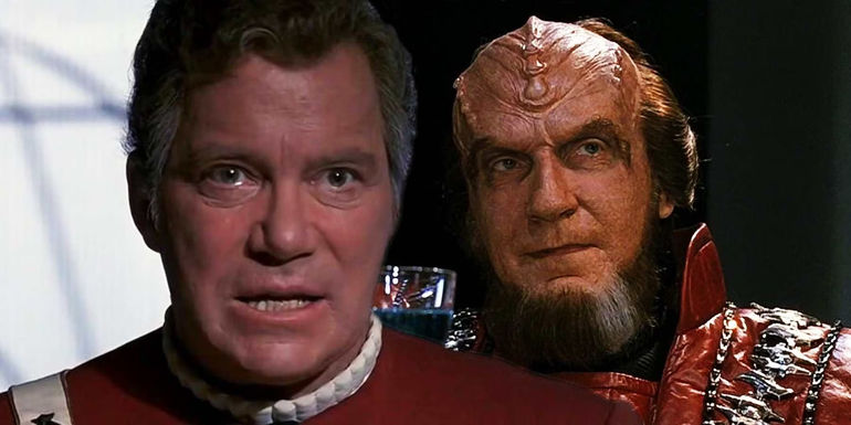 Kirk and Chancellor Gorkon in Star Trek VI: The Undiscovered Country