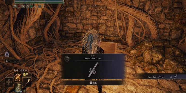 Sword of St. Trina Rewards in Elden Ring