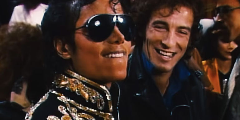 Michael Jackson and Bruce Springsteen in The Greatest Night in Pop