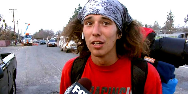 Kai the hatchet wielding hitchhiker documentary