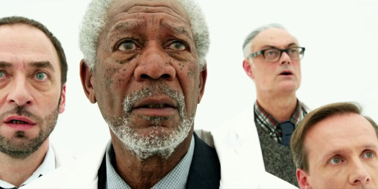 Lucy Professor Norman Morgan Freeman Scientists White