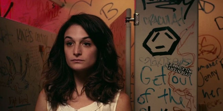 Jenny Slate in a public bathroom in Obvious Child