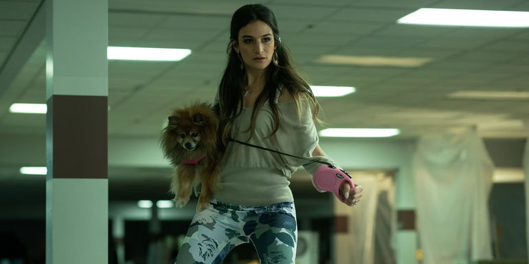 Jenny Slate as a dog mom in Everything Everywhere All at Once