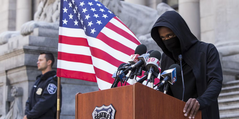 Lakeith Stanfield as L in Death Note