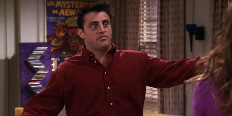 Joey talking to Janine in Friends