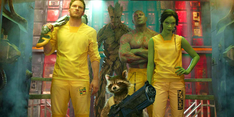 guardians of the galaxy in the kiln in 2014