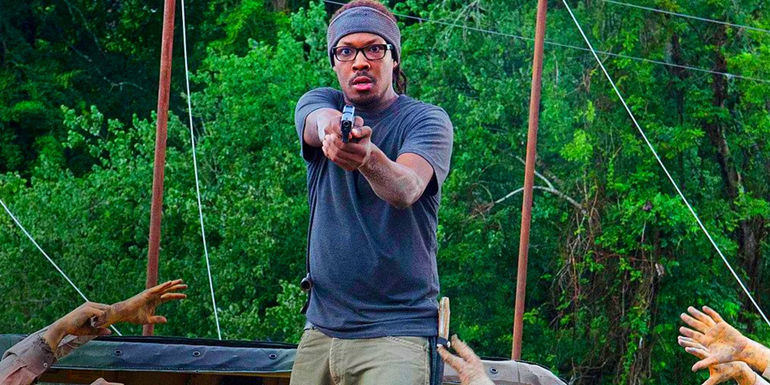 Corey Hawkins as Heath in The Walking Dead