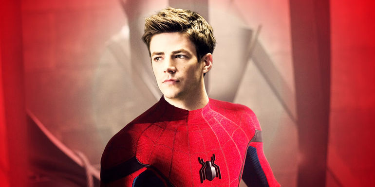 grant-gustin-spider-man-flash-marvel