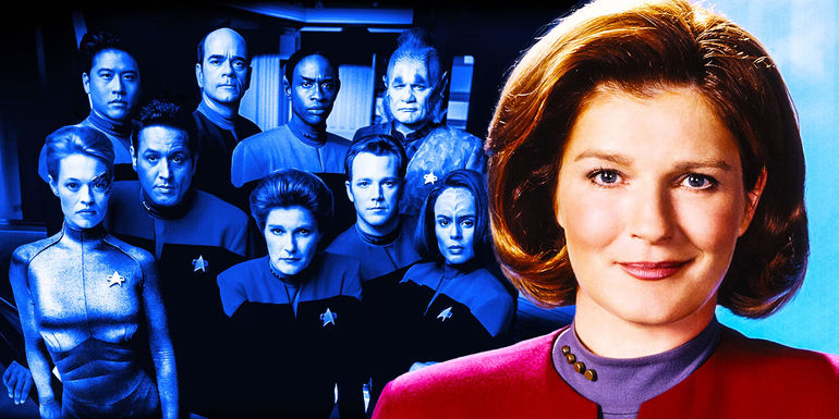 The Emotional Farewell of Kate Mulgrew from Star Trek: Voyager Set