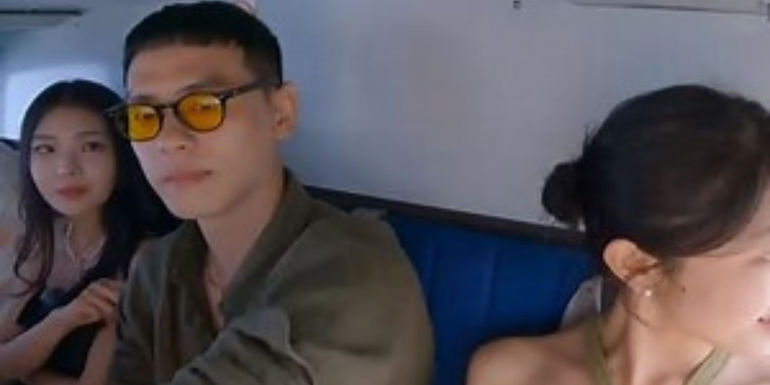 Single's inferno Gwan-hee with Min-ji and Hya-seon helicopter