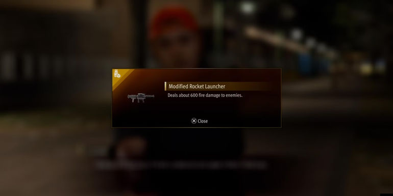 Modified Rocket Launcher Reward in Like a Dragon: Infinite Wealth