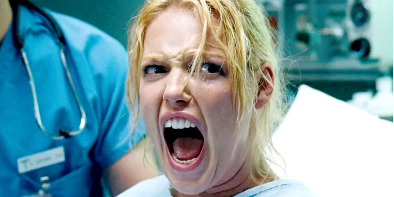 Katherine Heigl screaming in Knocked Up