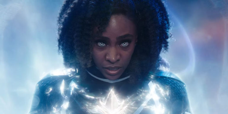 Teyonah Parris' Monica rambeau full power in The Marvels 