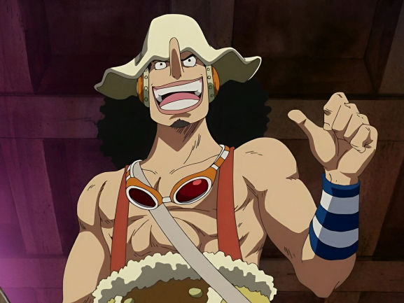 Usopp as seen in the anime (Image via Toei Animation)