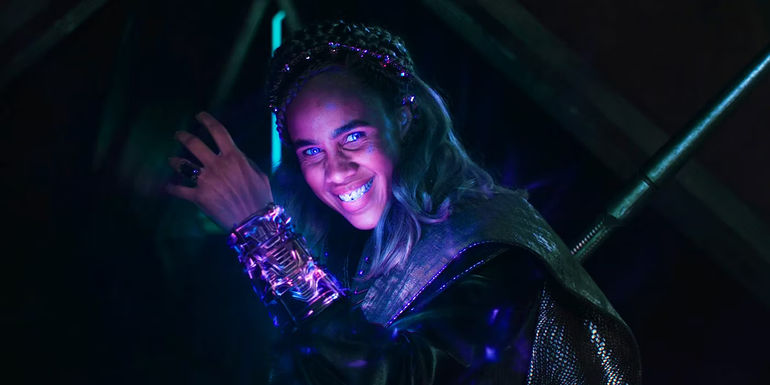 Dar-Benn with villainous smile in The Marvels