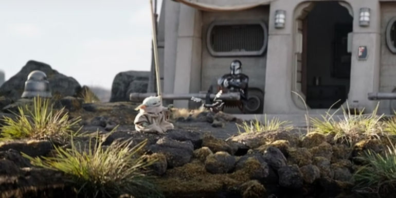 Final shot of The Mandalorian season 3