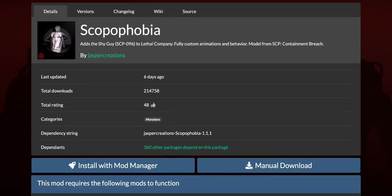 how to install and use scopophobia mod in lethal company