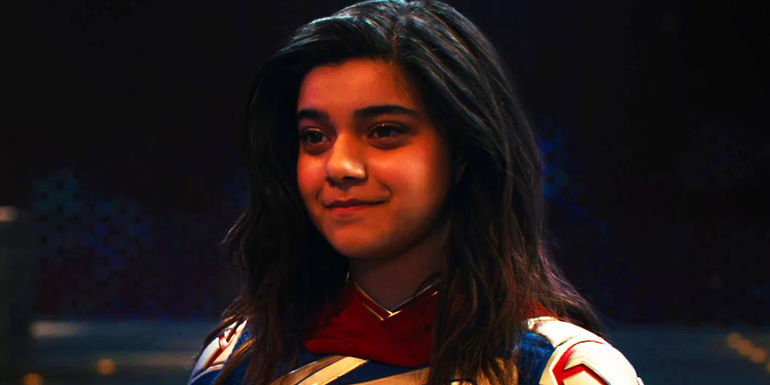 Kamala Khan in new Ms. Marvel costume in The Marvels