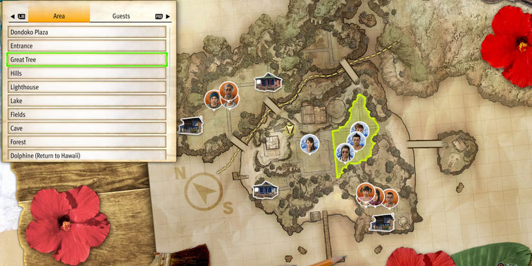 Like a Dragon Infinite Wealth DonDoko Island Unlockable Areas Great Tree