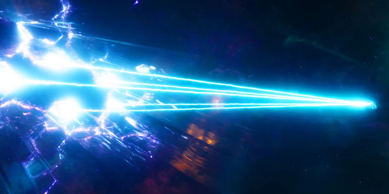 Monica Rambeau using energy in The Marvels