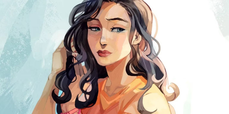 Silena Beauregard wears her Camp Half Blood shirt