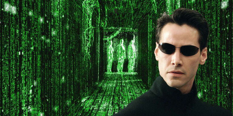 Neo and the ending of The Matrix 1999