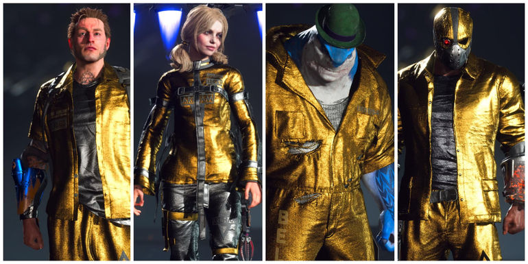 Unlocking the Glittering Gold Outfits in Suicide Squad: Kill the Justice League