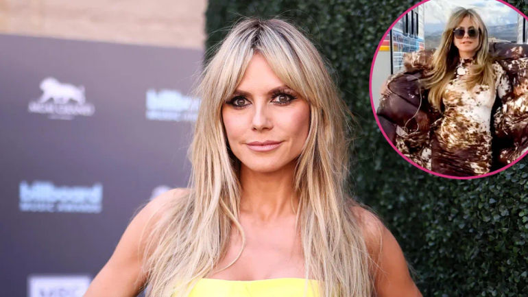 Heidi Klum's Fashion Statement: Embracing Patterns and Confidence